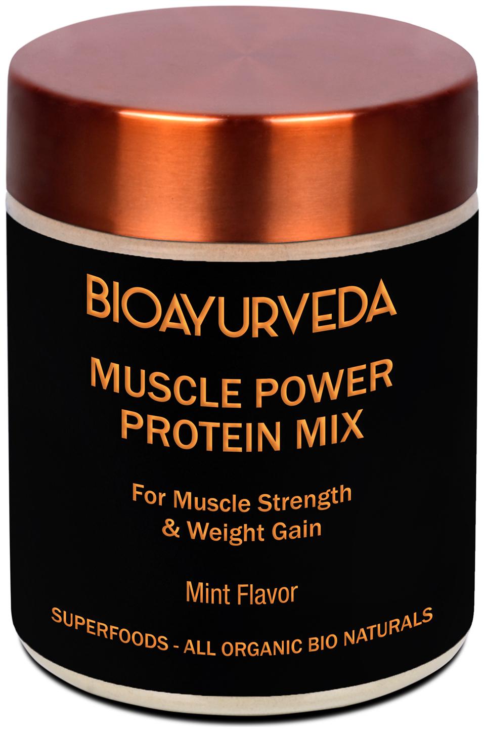 

Bioayurveda Muscle Power Protein Mix Mint Flavour 400 g
