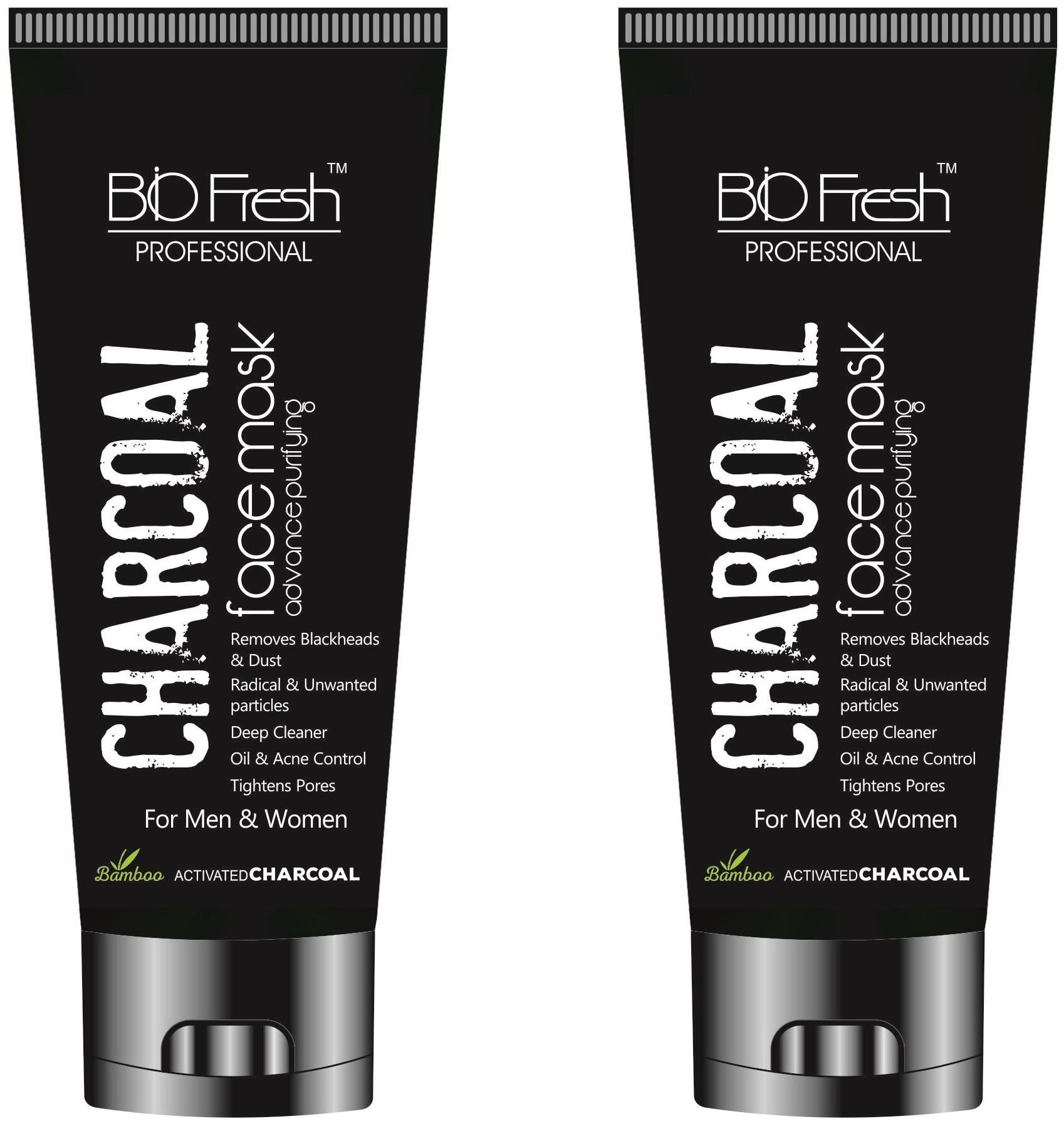 

Biofresh Bamboo Activated Charcoal Face Mask 75ml (Pack of 2)