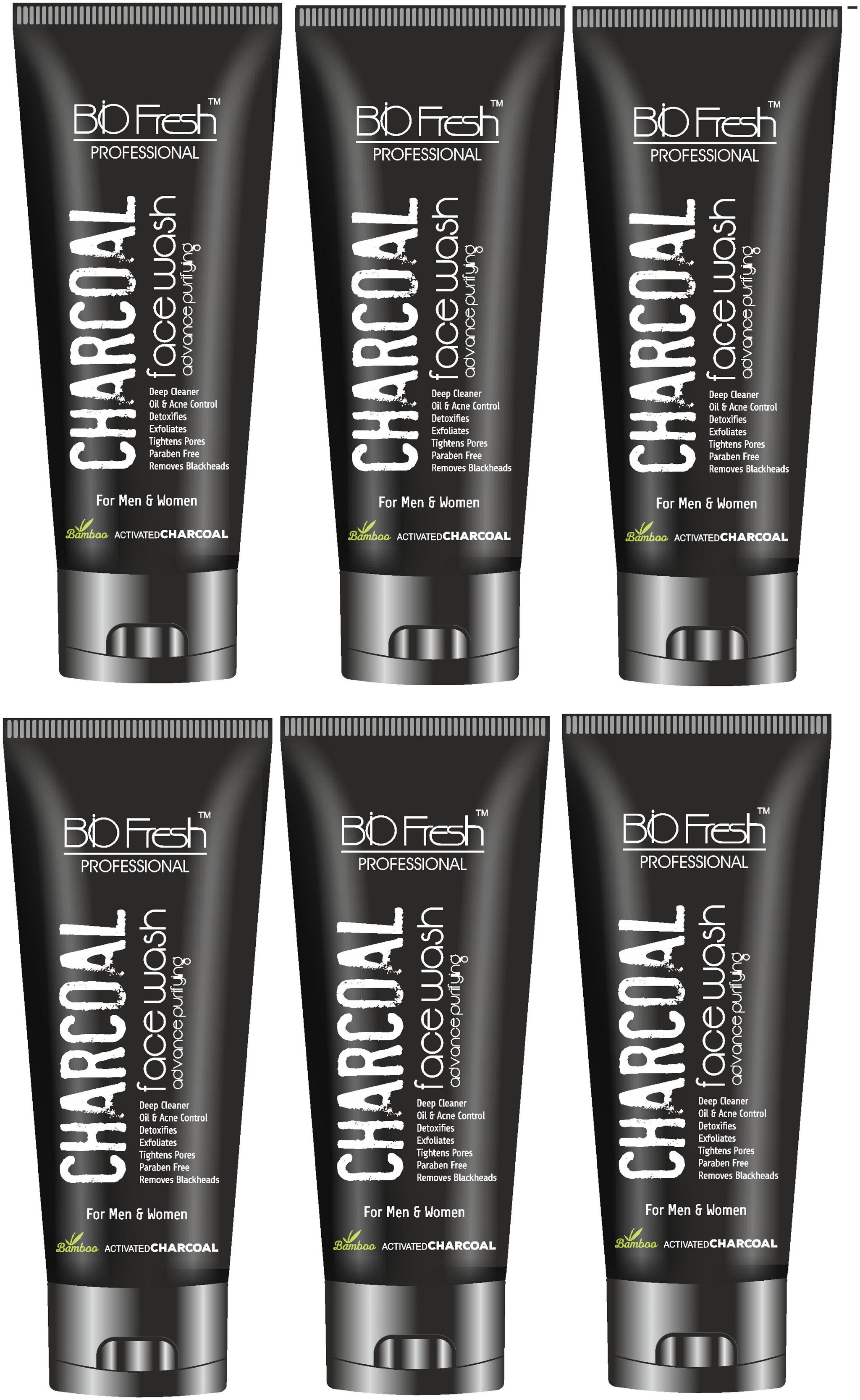 

Biofresh Charcoal Facewash Face Wash 75 ml Pack of 6