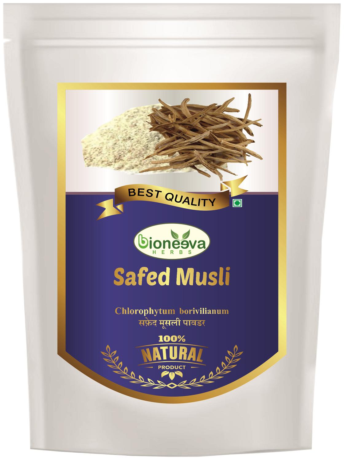 

Bioneeva Herbs Safed Musli Powder (Chlorophytum borivilianum) - 100 g