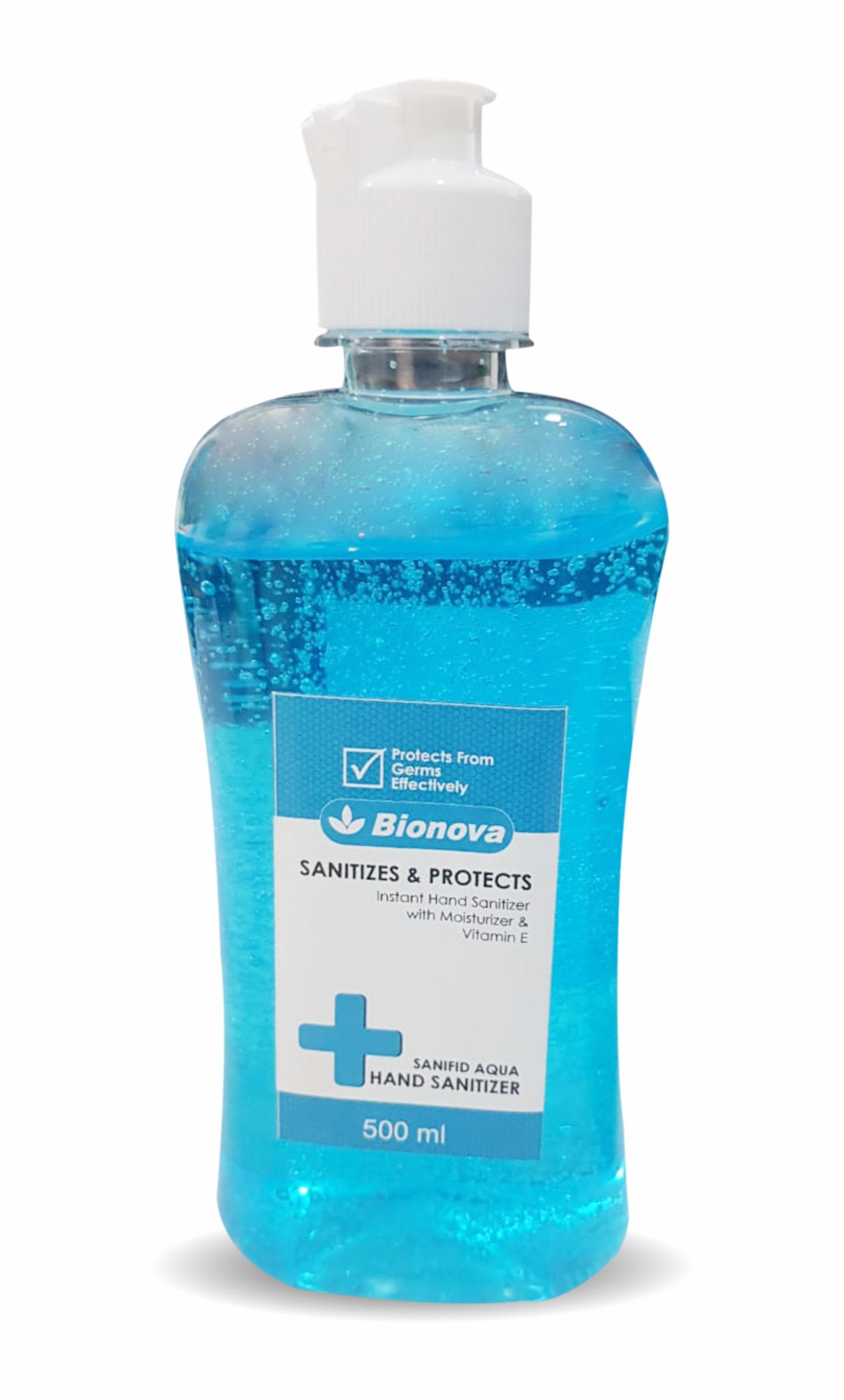 

Bionova Instant Hand Sanitizer GEL 70 Alcohol Based 500 ml (Pack Of 1)