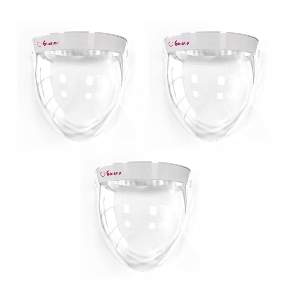 

Biosup Premium Quality 2000 Micron Face Shield (Pack Of 3)