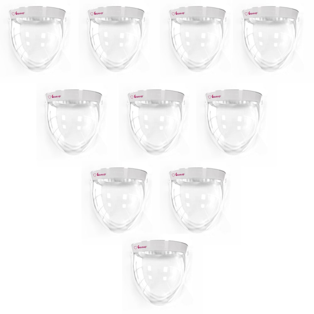 

Biosup Premium Quality 2000 Micron Face Shield (Pack of 10)