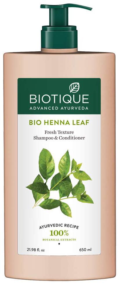 

Biotique Bio Henna Leaf Fresh Texture Shampoo and Conditioner 650ml