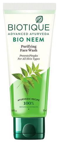 

BIOTIQUE Face Wash - Bio Neem Purifying for Oily Acne Prone Skin 50 ml
