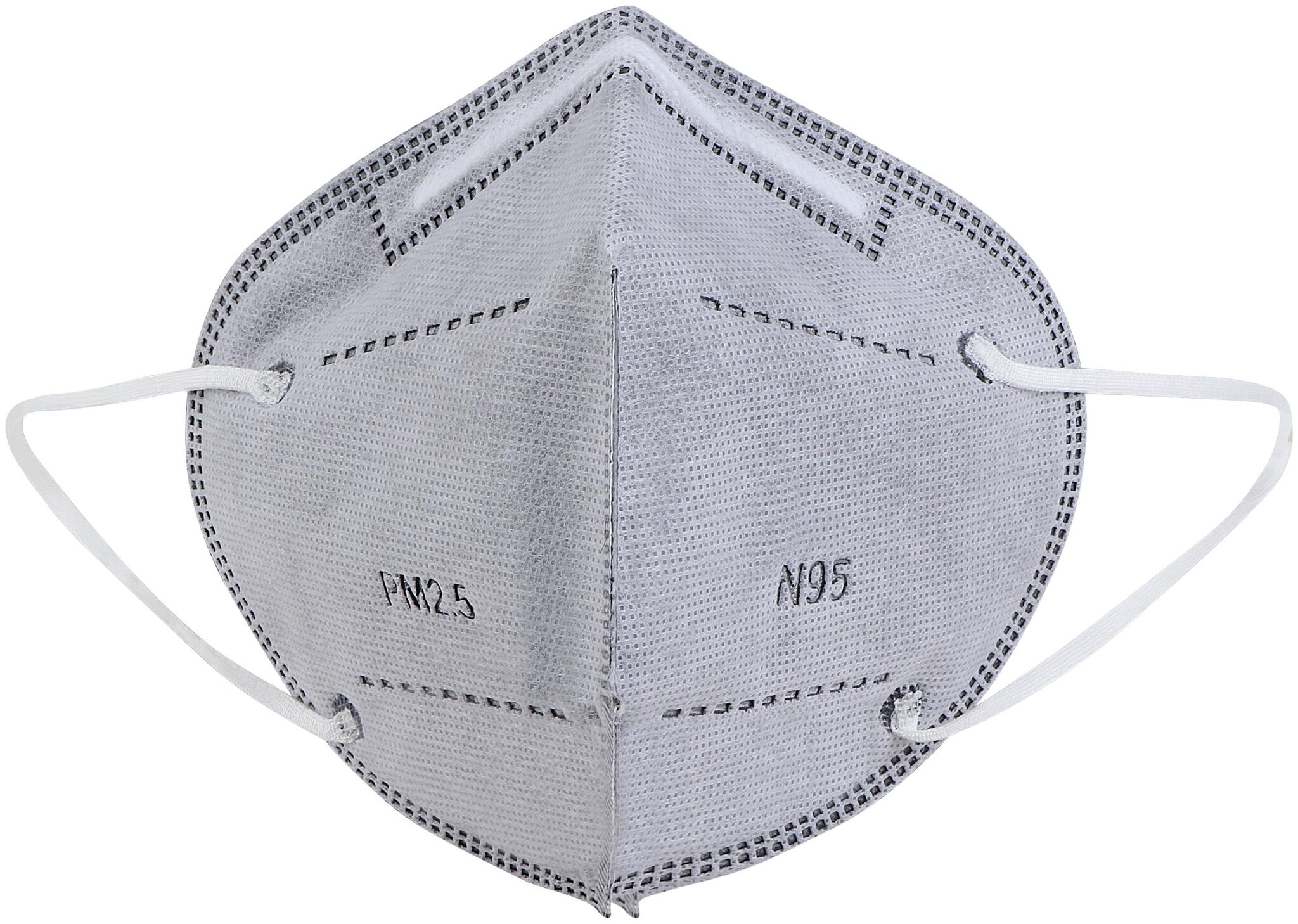 

Birde N95 Mask Filter Pro 5 Layer Triple Particle Filtration System With Respirator Washable And Reusable Grey ( Pack of 2 )