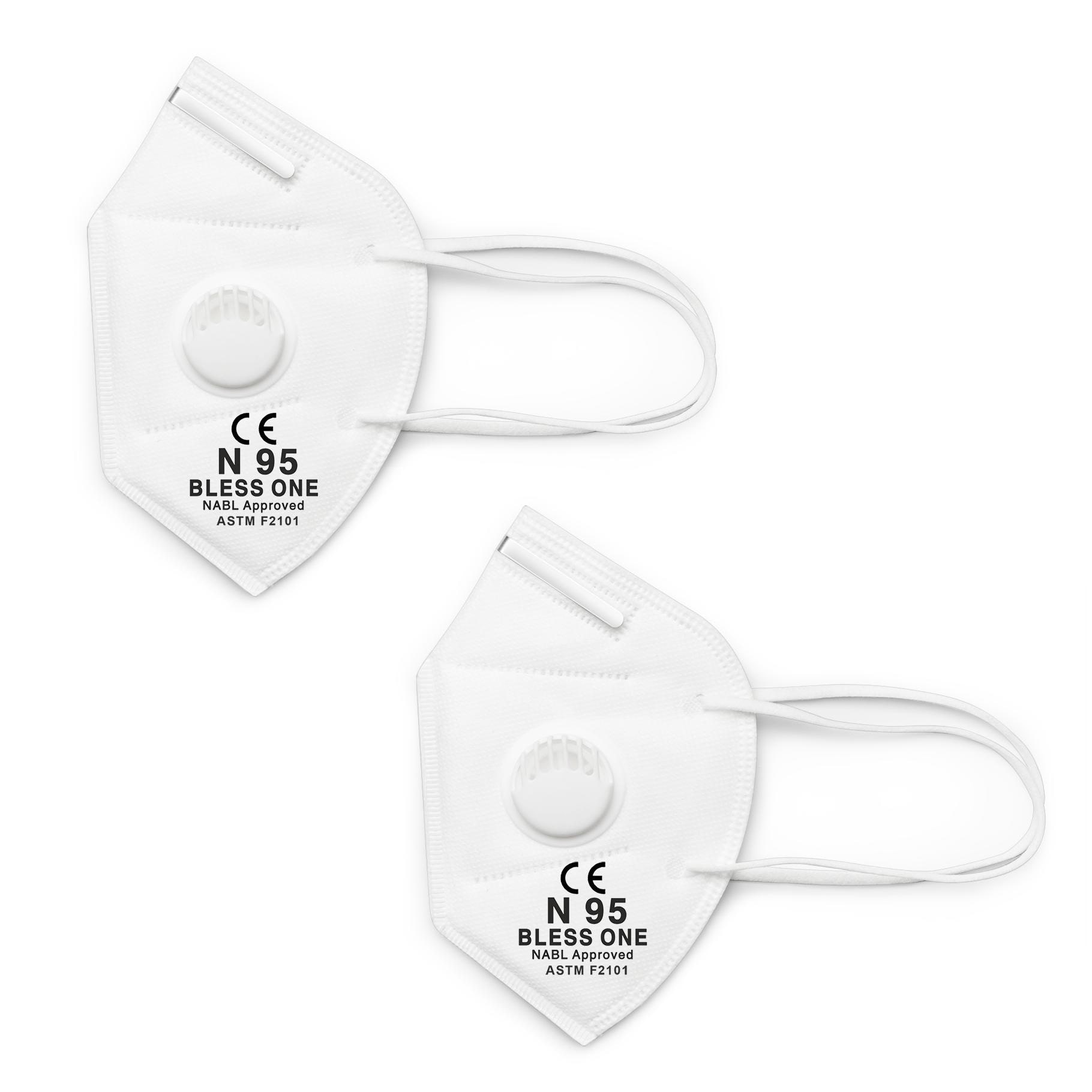 

Bless One Anti Pollution 5 Layer Filter N95 Mask Reusable (Pack of 2)