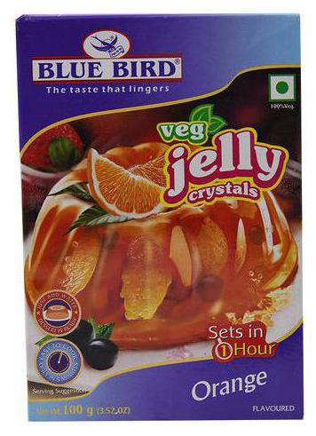 

Blue Bird Jelly Crystals - Orange 100 Veg 100 g