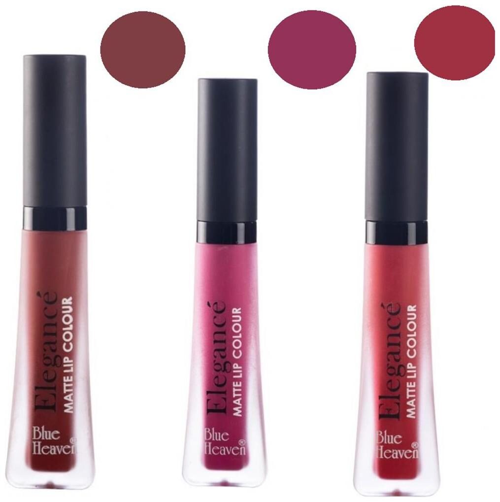 

Blue Heaven Combo of 3 Elegance Lip Colors