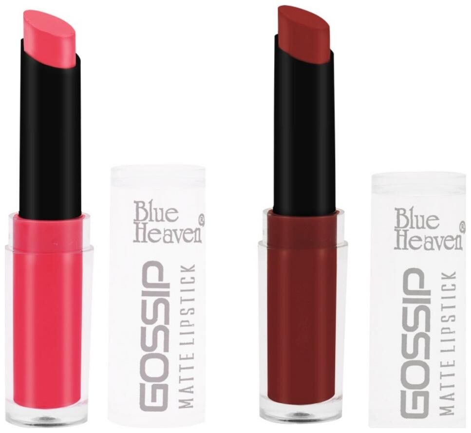

Blue Heaven Combo of 2 Gossip Lipsticks (Shade 8 and 9)