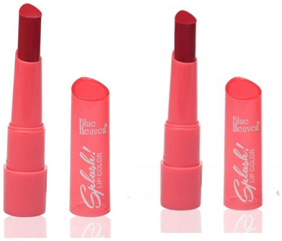 

Blue Heaven Combo of 2 Splash Lipsticks (Shade 303 and 311)