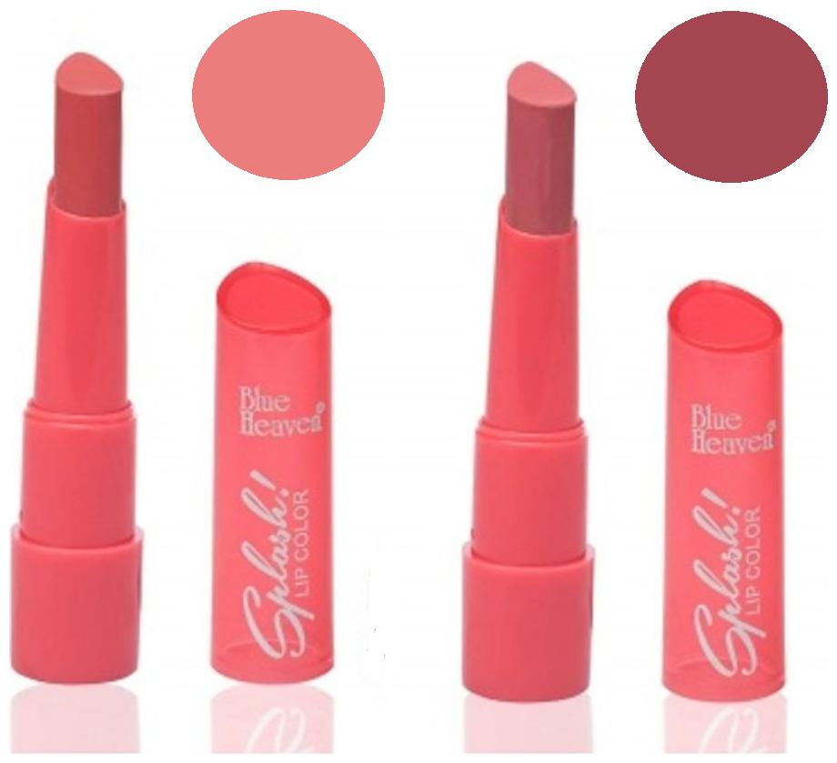 

Blue Heaven Combo of 2 Splash Lipsticks (Shade 301 and 305)