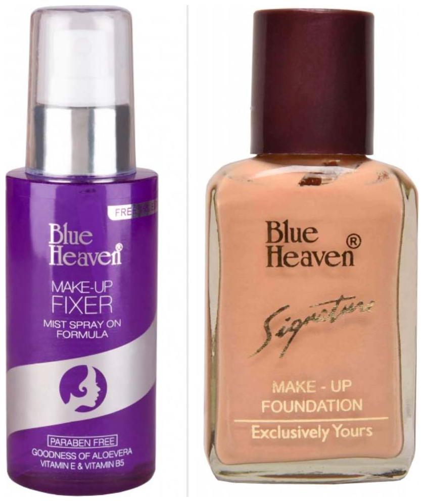 

Blue Heaven Combo of Signature Foundation And Makeup Fixer Spray