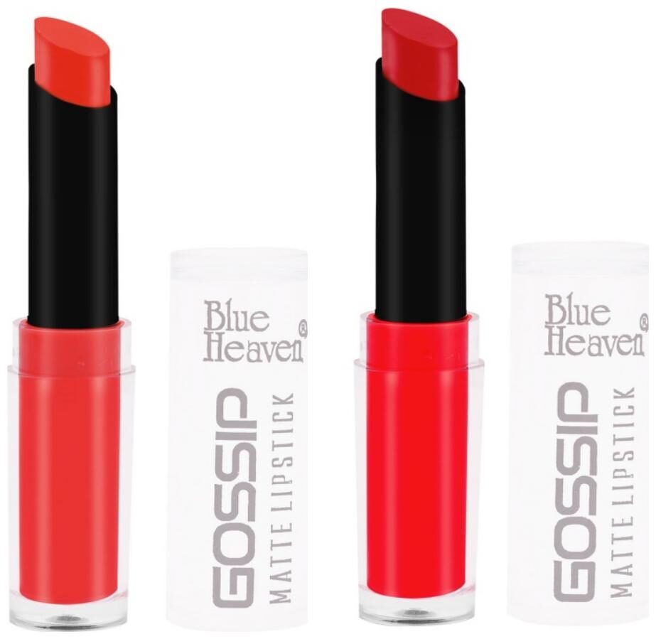 

Blue Heaven Combo of 2 Gossip Lipsticks (Shade 5 and 11)