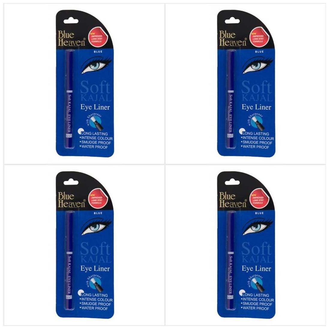 

Blue Heaven Combo of 4 Blue Soft Kajal Eyeliners100 g