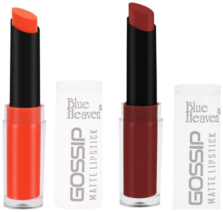 

Blue Heaven Combo of 2 Gossip Lipsticks (Shade 7 and 9)