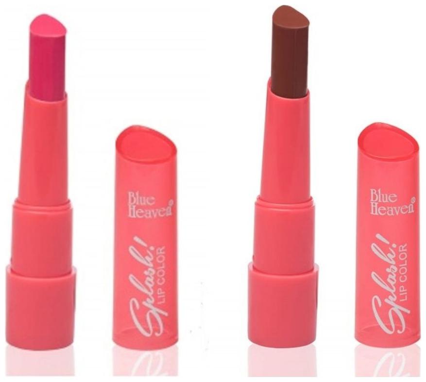 

Blue Heaven Combo of 2 Splash Lipsticks (Shade 306 and 307)
