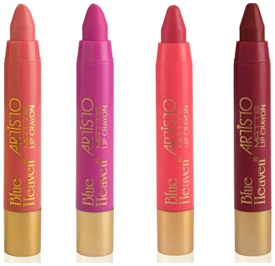 

Blue Heaven Artisto Lip Crayons 3 2g (Pack of 4) Multi