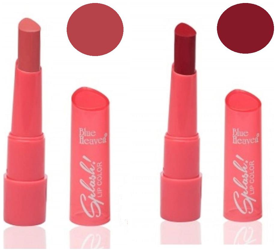 

Blue Heaven Combo of 2 Splash Lipsticks (Shade 301 and 311)