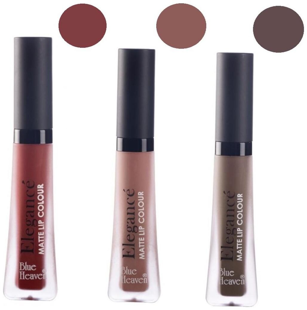 

Blue Heaven Combo of 3 Elegance Lip Colors