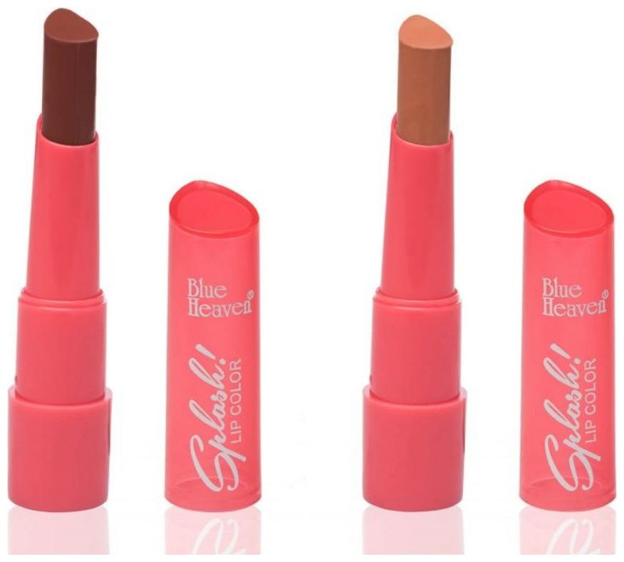 

Blue Heaven Combo of 2 Splash Lipsticks (Shade 307 and 312)