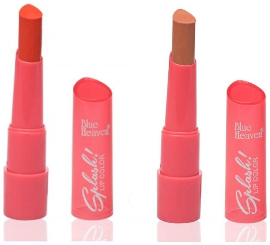 

Blue Heaven Combo of 2 Splash Lipsticks (Shade 304 and 312)