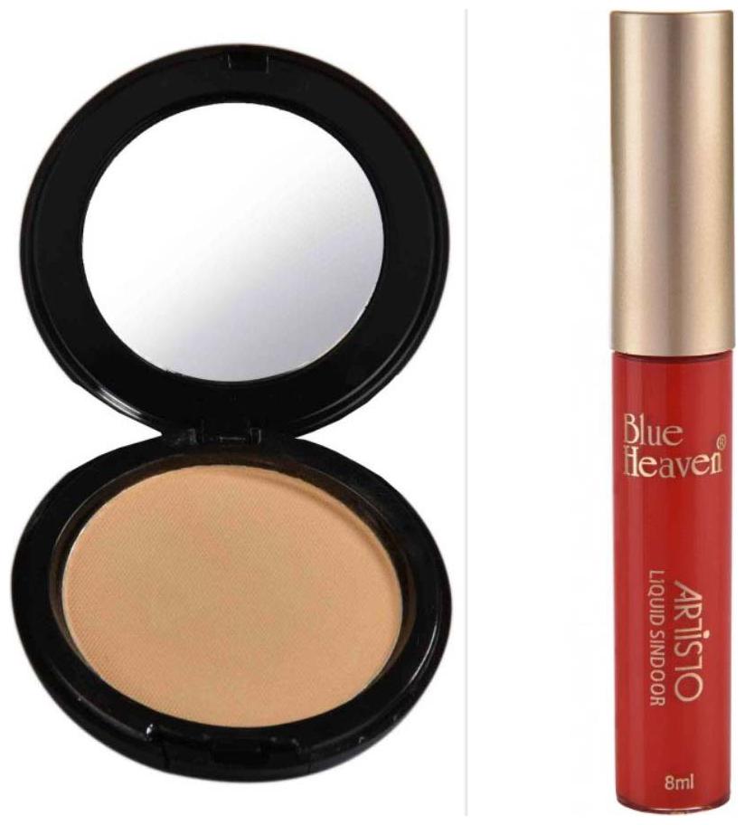 

Blue Heaven Combo of Combo of Artisto Compact And Artisto Red Sindoor