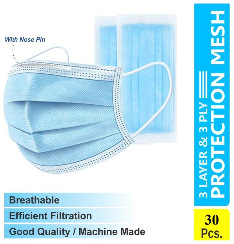 

Blue Loon BL-21 Surgical 3Ply Mask with Earloop (Pack of 30)