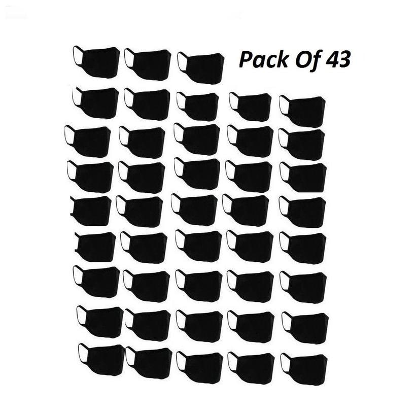 

Blue Loon Face Mask For Dust Control (Black) Pack of 43