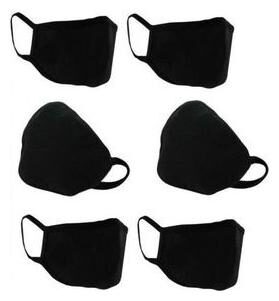 

Blue Loon Face Mask Black ( Pack of 6 )
