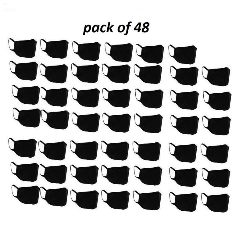 

BLUE LOON Face Mask With Earloop Black ( Pack of 48 )