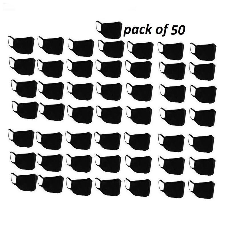 

BLUE LOON Face Mask With Earloop Black ( Pack of 50 )