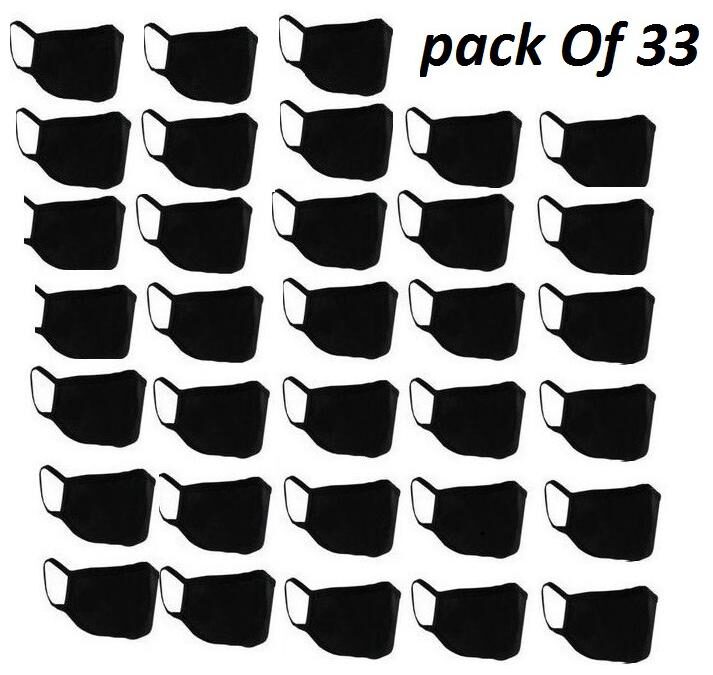 

Blue Loon Pollution Face Mask With Earloop(Black)(Pack of 33)