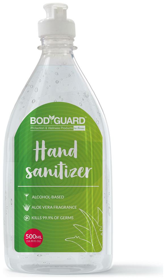 

Bodguard Alcohol Based Hand Sanitizer with Aloe Vera - 500 ml