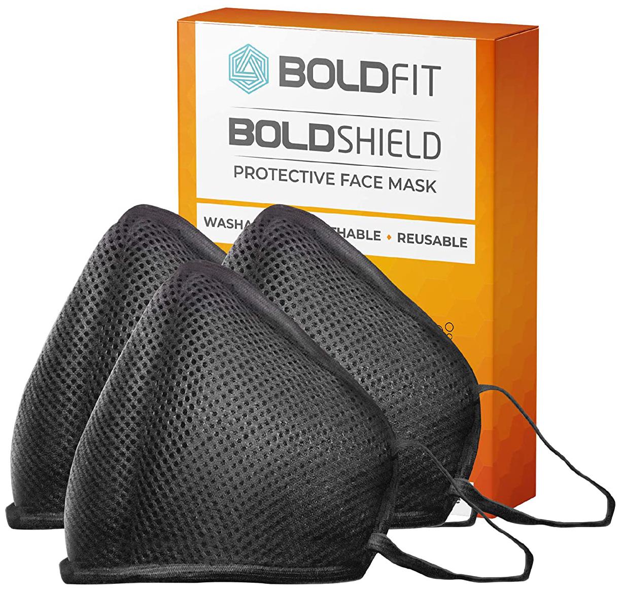 

Boldfit Anti Dust Reusable Washable Face Mask (Pack of 3)