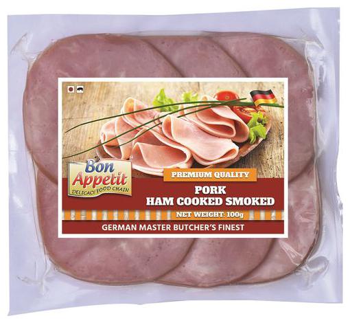 

Bon Appetit Pork - Cooked Ham 100 g