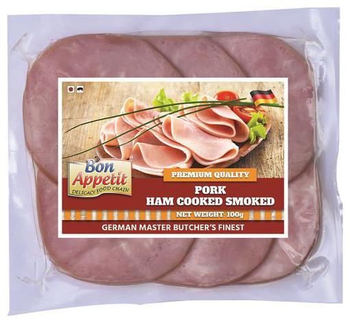 

Bon Appetit Pork - Cooked Ham 100 g