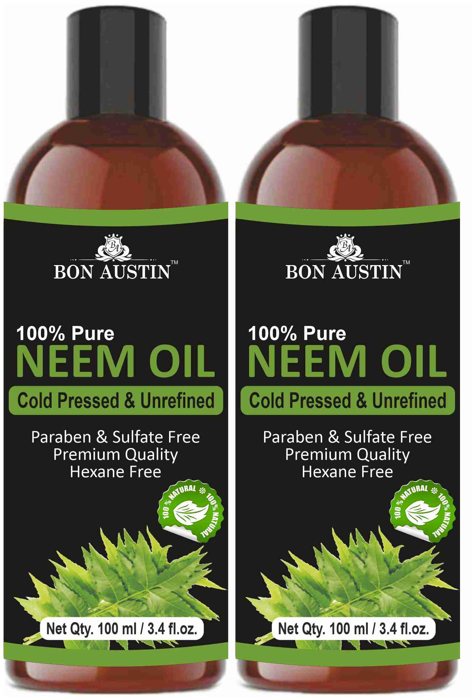 

Bon Austin 100 Pure Organic Neem oil 100ml (Pack of 2)