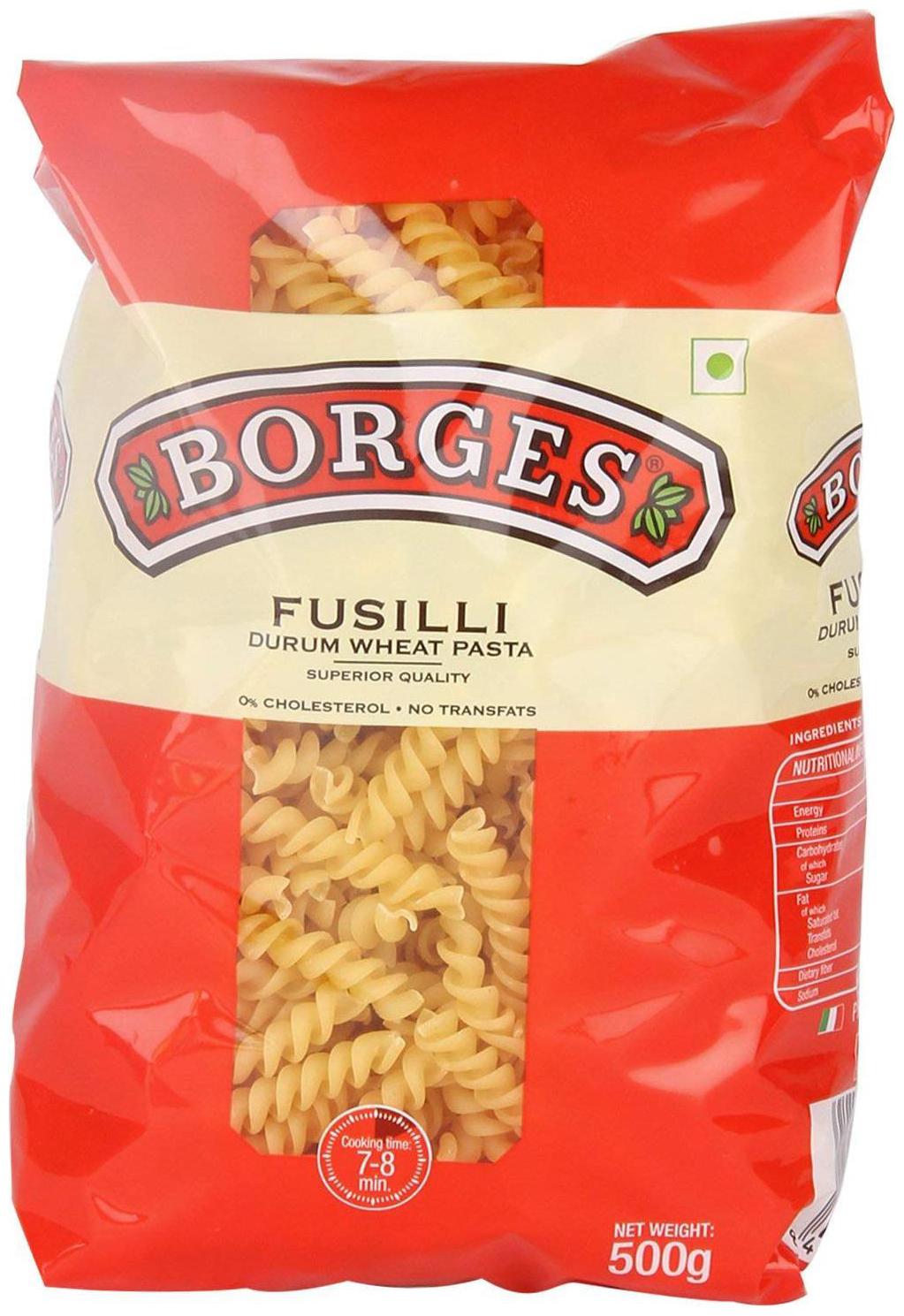 

BORGES Durum Wheat Pasta - Fusilli 500 g