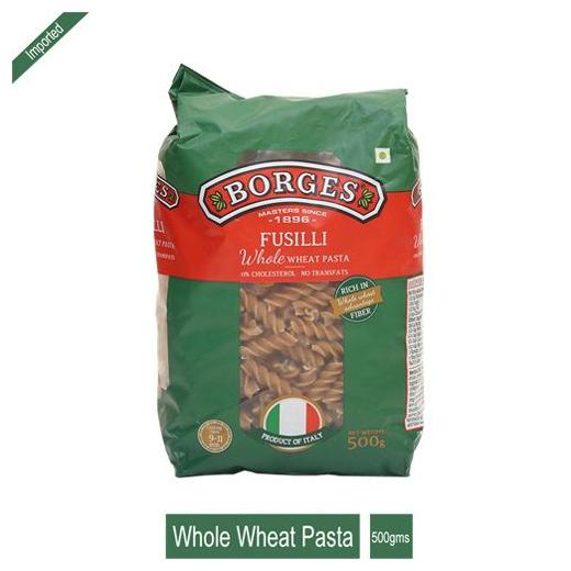 

BORGES Pasta - Whole Wheat Fusilli 500 gm