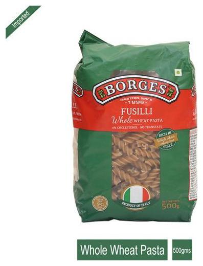 

BORGES Pasta - Whole Wheat Fusilli 500 g