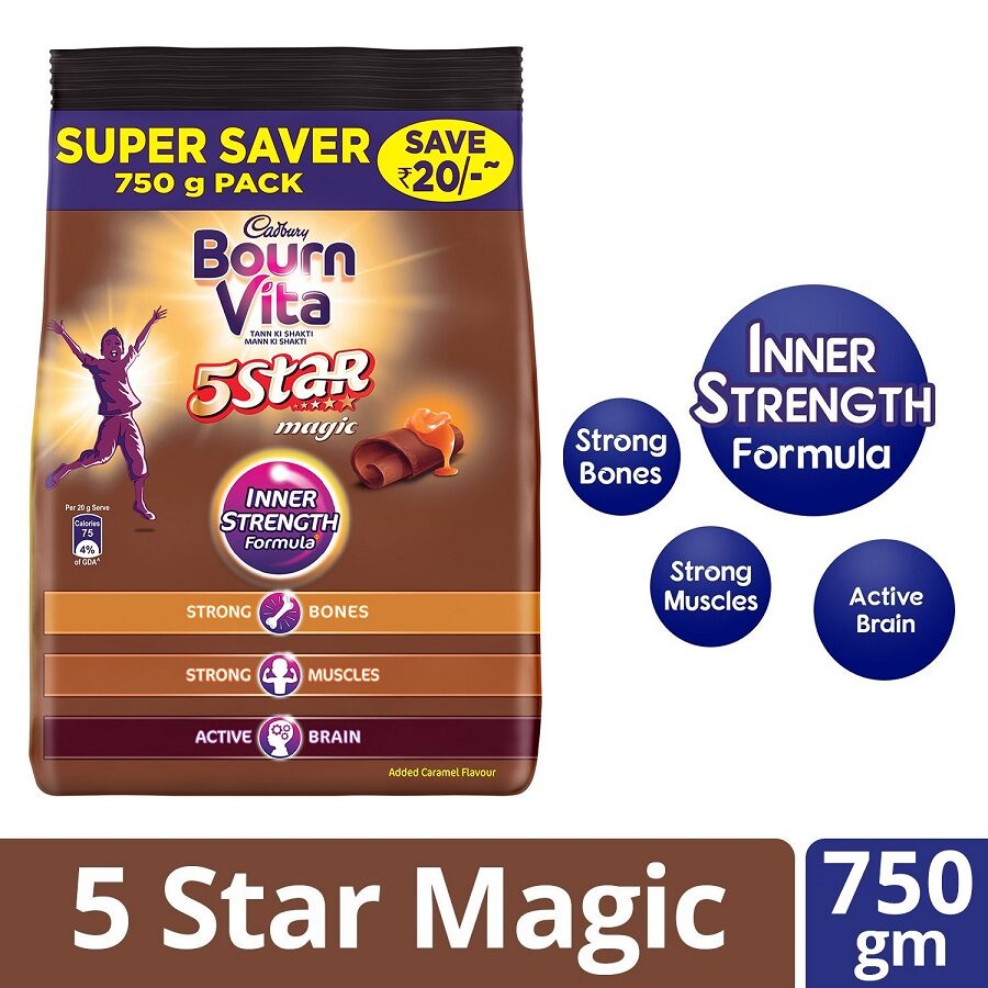 Cadbury Bournvita 5 Star Magic Pro-Health Health Drink 750g Pouch