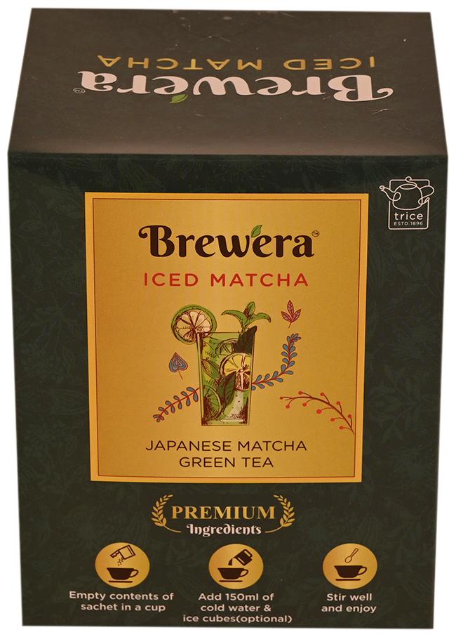 

Brewera Premium Brewed Iced Matcha Green Tea 10 Sachets