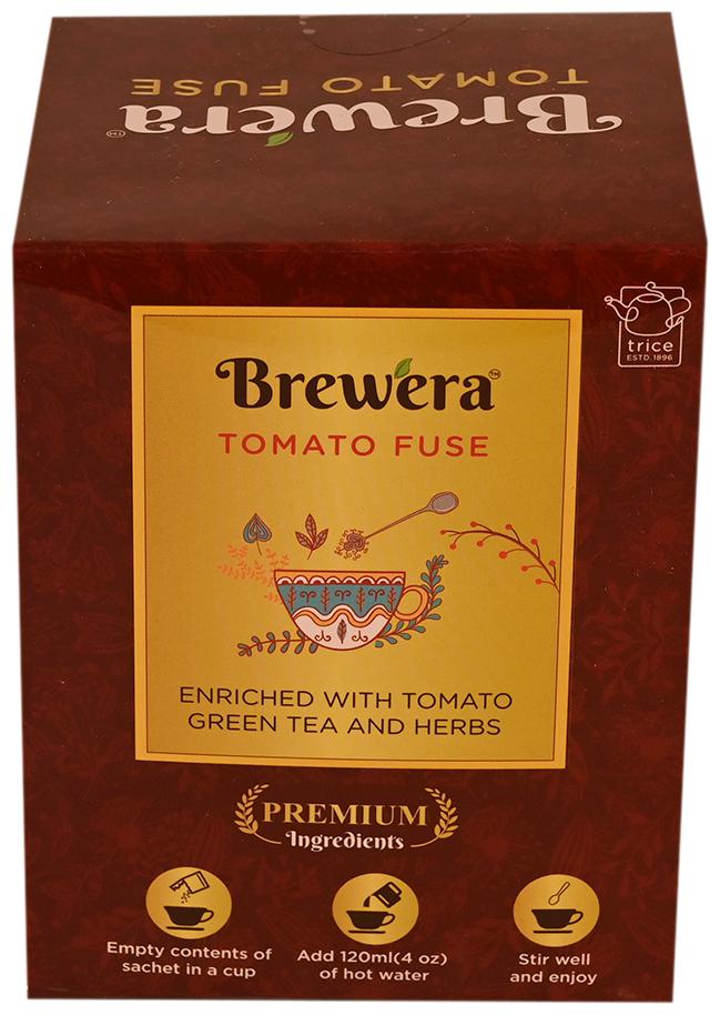 

Brewera Premium Tomato Fuse Herbal Tea Enriched with Green Tea and Herbs 10 Sachets
