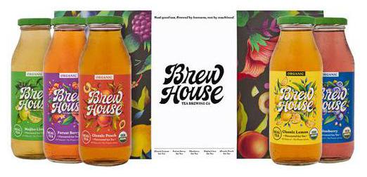 

Brewhouse Organic Ice Tea - Assorted Flavours 350 ml Pack of 5