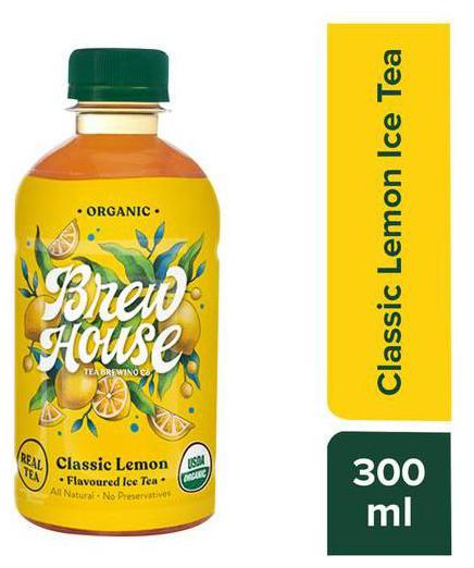 

Brewhouse Tea Brewing Co Organic Classic Lemon Ice Tea 300 ml