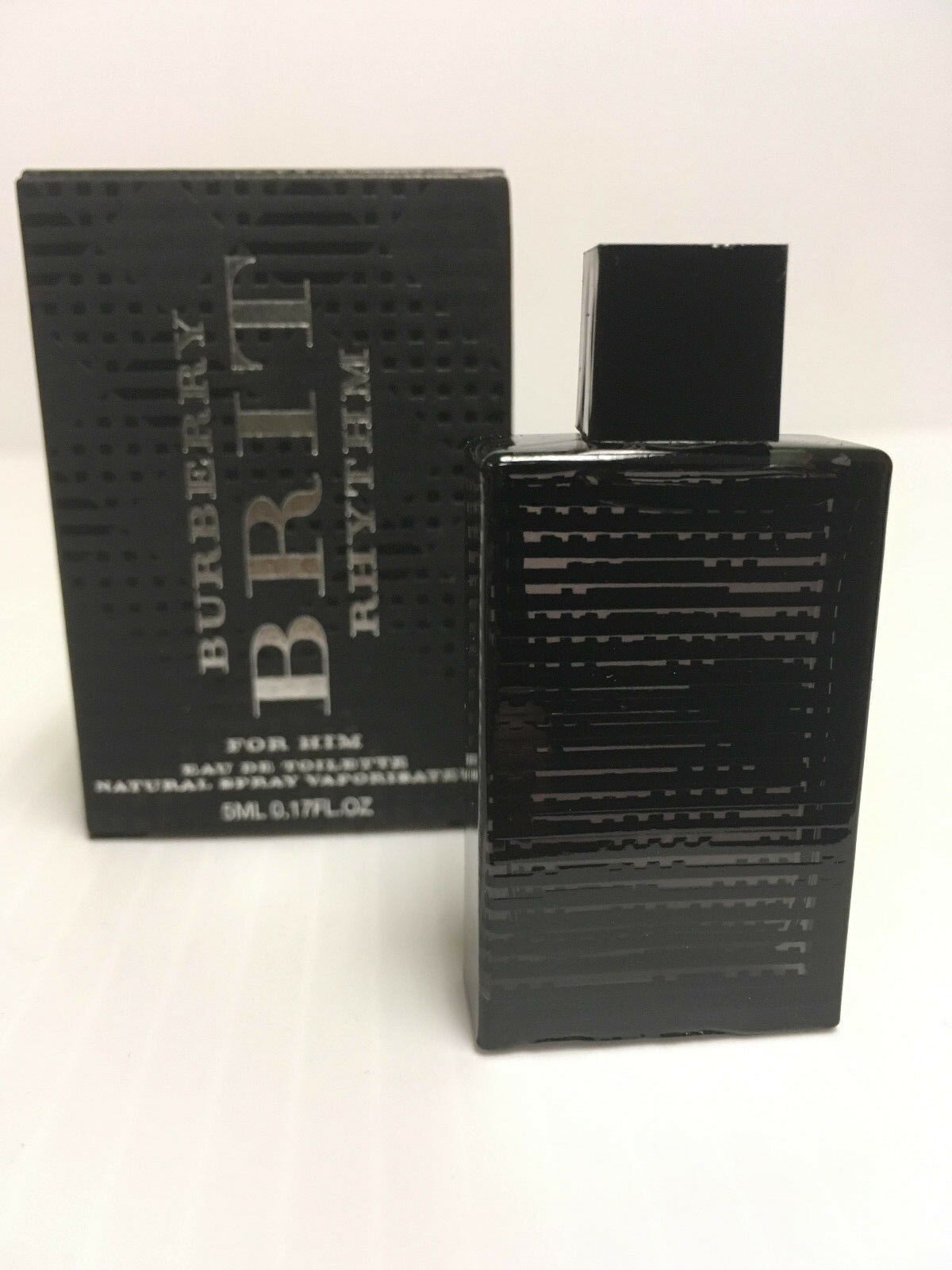 

BRIT RHYTHM By BURBERRY MEN COLOGNE 0 17 OZ 5 ML NEW IN BOX MINIATURE