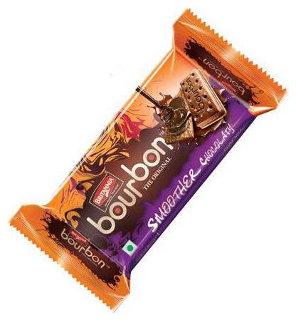 

Britannia Bourbon Cream Biscuit Chocolate Flavor 60 g