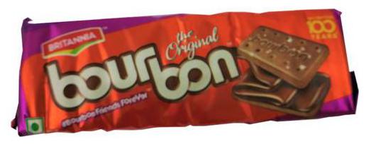 

Britannia Bourbon Cream Biscuit - Chocolate Flavour 120 g