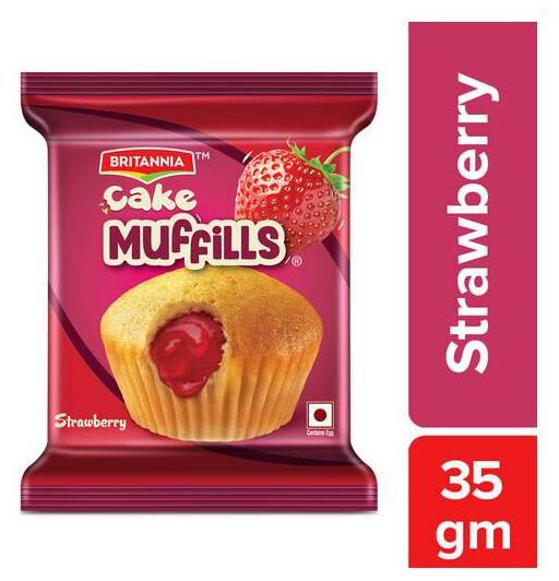 

Britannia Cake Muffills - Strawberry 35g